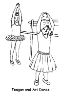 Family Coloring Book Page by Deva Arts