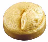 Curled Ferret Soap Mold