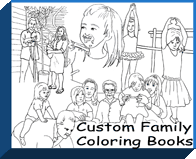 Custom Family Coloring Books